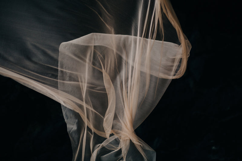 Blush French Silk Tulle Veil | Gossamer